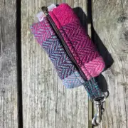 Harris Tweed Bag Holder/ Headphones Case image 1