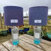 Harris gin bottle lamp with shade of choice image 3