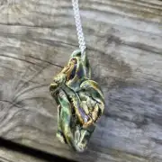 Ceramic Necklace seaweed tangle image 1
