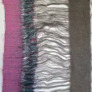 Textile Wall Art - 'tying-in' image 1
