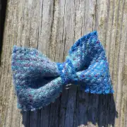 Three Sisters Tweed Hair Barrette image 1