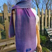 Alpaca-rose scarf image 1