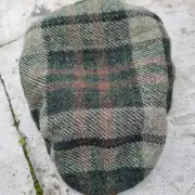Harris Tweed cap hat 59cm image 6