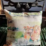 Harris tweed cushion cover image 3