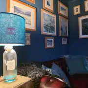 Harris gin bottle lamp with shade of choice image 12