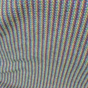 Three Sisters Tweed Fabric - Rainbow - green image 3