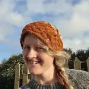 Hand Knitted gotland headband image 4
