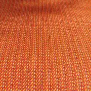 Three Sisters Tweed Fabric - autumn red orange image 2