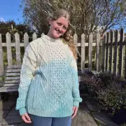 Hand dyed heritage wool jumper m image 1