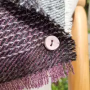 Gotland x hebridean and alpaca-rose tweed neckwarmer image 2