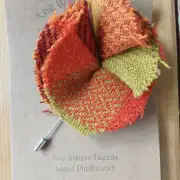 Tweed lapel pin brooch - 1 image 1