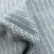 Two Sisters Tweed Fabric - sea, grey/blue image 3