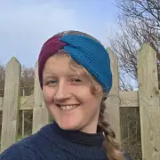 Hand Knitted cashmere & lambswool headband image 1