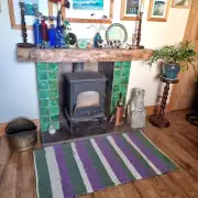 Handwoven pure wool rug image 2