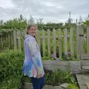 Hand dyed merino wool cardigan image 4