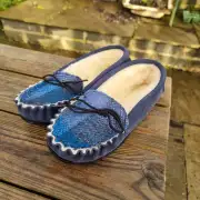 Suede and Tweed Slippers - Rockpool image 4