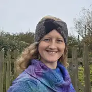 Hand Knitted UistWool headband image 1
