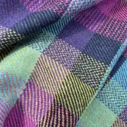 Two Sisters Tweed Fabric - Aurora Check #3 image 7
