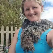 Felted wool collar - gotland image 3