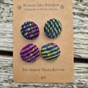Three Sisters Tweed Buttons - 2 2 image 1