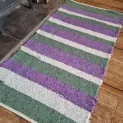 Handwoven pure wool rug image 3