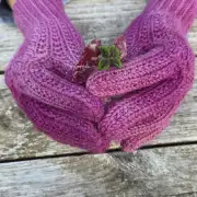 Hand dyed gloves - S image 3
