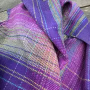 Two Sisters Tweed Fabric - Purple Aurora image 10