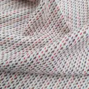 Two Sisters Tweed Fabric - sandy heather ivory image 4