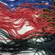 Textile Wall Art - 'tying-in' image 3