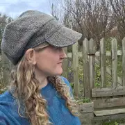 Two Sisters Tweed cap hat 57cm image 5