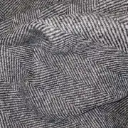 Two Sisters Tweed Fabric - Hebridean Rocks mid grey image 5