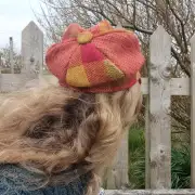 Two Sisters Tweed cap hat 55cm image 6