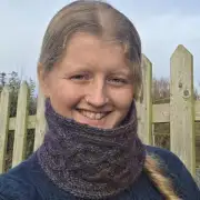 Hand Knitted merino blend neckwarmer image 6