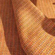 Three Sisters Tweed Fabric - autumn burnt orange image 2
