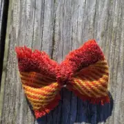 Three Sisters Tweed Hair Barrette image 1