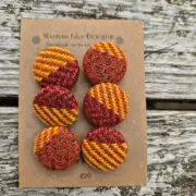 Three Sisters Tweed Buttons - 1 3 image 1