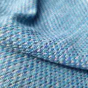 Two Sisters Tweed Fabric - sea image 5