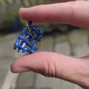 Ceramic Necklace Tweed Weaving image 2