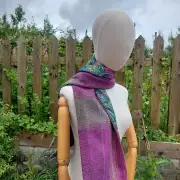 Three Sisters Tweed Scarf - Aurora - 3 image 3