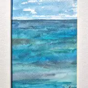 Mini Original Watercolour of seascape image 1
