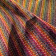 Two Sisters Tweed Throw Lambswool - rainbow! image 9