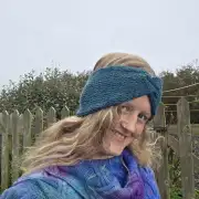 Hand Knitted merino headband image 3