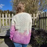 Hand dyed heritage wool jumper s image 2