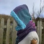 Two Sisters Tweeds Hooded scarf image 5