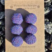 Harris tweed buttons image 1