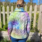 Hand dyed heritage wool jumper M image 5