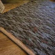 Handwoven pure wool rug image 6