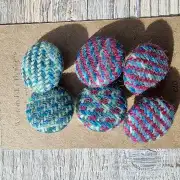 Three Sisters Tweed Buttons - 4 5 image 1
