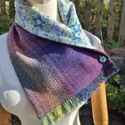 Three Sisters Tweed neck warmer - aurora image 1
