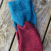 Hand Knitted cashmere & lambswool headband image 7
